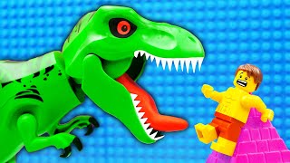 Lego Dinosaur Park Parkour Fail
