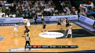 Anadolu Efes 71 Beşiktaş Milangaz 76 TBL Final 2. Maç Özeti 31.05.2012