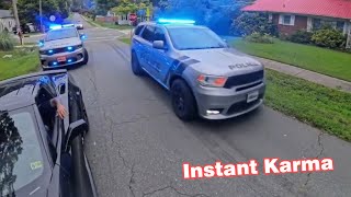 Instant Karma / Drivers Caught in the Act by Police 2025