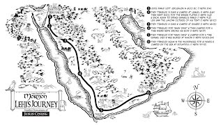 Ponderfun 2024 Book of Mormon Map of Lehi's Journey through the Wilderness