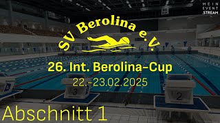 26. Int. Berolina-Cup 2025 – Abschnitt 1