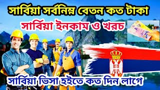 সার্বিয়া সর্বনিম্ন বেতন কত|Serbia Work Permit Visa for Bangladesh||Serbia New Update Embassy #serbia