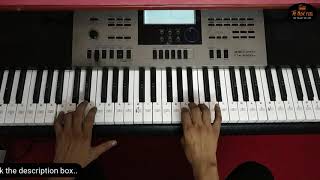 Mujhe Neend Na Aaye Mujhe Chain Na Aaye | Easy Piano Tutorial | Aamir Khan & Madhuri Dixit