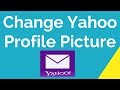 How to change Yahoo Profile Picture?