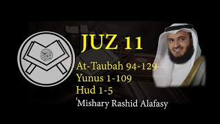 Murottal Juz 11 Syaikh Mishary Rashid Alafasy arab, latin, & terjemah