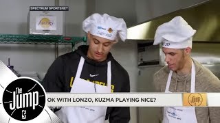 Should we be OK with Lonzo Ball and Kyle Kuzma playing nice? | The Jump | ESPN