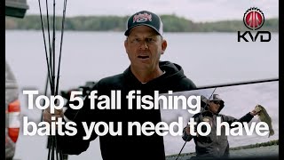 Best Fall Baits for Bass Fishing | Top 5 Lures That Actually Work with Kevin VanDam