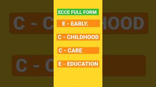 ECCE FULL FORM||FULL FORM Of ECCE||FOR KVS PRT TGT PGT NVS VARG 3 VARG2 VARG 1||