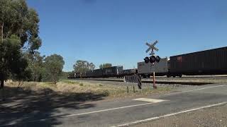 Nr13/An8/Nr56 south bound on West Track at Balmattum Siding 26.3.2022