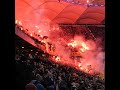 ITS FANTASTIC!! Dynamo Dresden fans during game against Hamburg