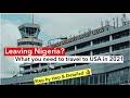 LAGOS International Airport MM DEPARTURE Protocol | TRAVEL TO USA from Nigeria in 2021