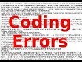 Programming Tutorial - Different type of Programming Errors