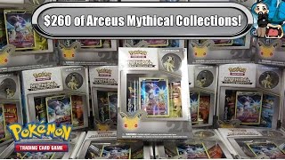 Opening 20x Arceus Mythical Collections! $260 Pokemon TCG cards unboxing