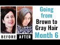 My Gray Hair Transition Month 6