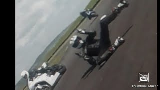 Pembrey 2021 crash