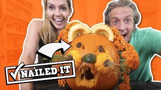 A picture perfect Halloween Jack-O'-Lantern? Nailed it Pumpkin Carving