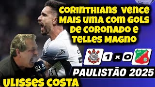 CORINTHIANS 2X1 VELO CLUBE Paulistão 2025 Narração Ulisses Costa/Rádio Bandeirantes