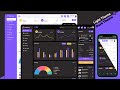 Responsive Admin Dashboard Using HTML , CSS And JavaScript