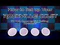 how to set up your 4 rockville ccl6t black 70v 6