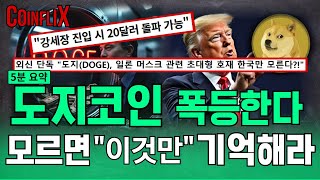 🔥도지코인 전망🔥지금 팔면 평생 후회한다?! 최저점 매수가 도달. \