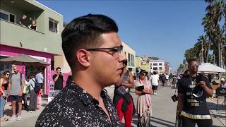 Priest Kahan VS Rabbi Moshe In Venice Beach, CA