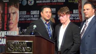 canelo alvarez post floyd mayweather fight says mayweather was quick EsNews Boxing