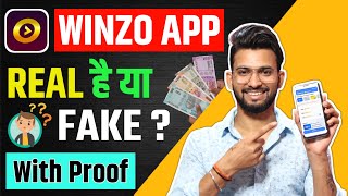 Winzo App Real Or Fake ? || Winzo App Real Hai Ya Fake | Winzo App Payment Proof