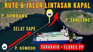 INILAH JALUR PELAYARAN YANG SERING DILINTASI KAPAL DARI PULAU FLORES NTT MENUJU PULAU JAWA