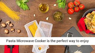 Microwave Pasta Cooker - The Original Fasta Pasta - No Mess, Sticking or Waiting For Boil