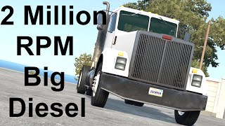 2 Million RPM's From A Diesel? BeamNG. Drive