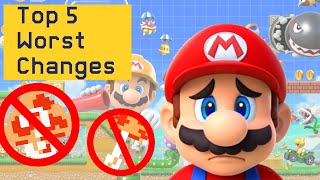 Top 5 WORST Changes in Super Mario Maker 2