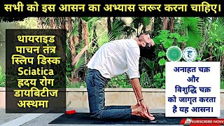 उष्ट्रासन करने की विधि व उसके फायदे | Ustrasana || Ustrasana yoga ||