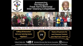 The Inaugural Frank Harris Memorial Inter-Deanery Competition