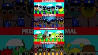 Incredibox Sprunki Policmen Normal VS Horror Vs Prisoners Normal VS Horror *MIX VERSION*