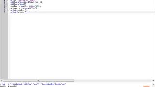 19 - Number Guess Example in Lua