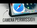 How to Allow Camera/Mic Permission on Safari iPad (tutorial)