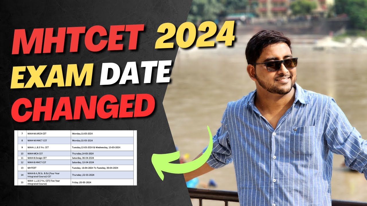 MHTCET 2024 Exam Date Change | MHTCET Exam Pattern , Syllabus | Jee ...