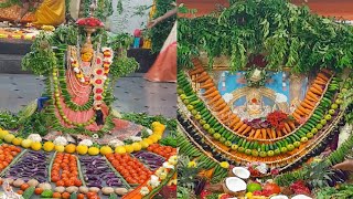 #Shakambari Ammavaru// Decorating with vegetables