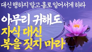 자식 모르게 이것 지켰더니 자식들 다 잘 되고 노후에 마음이 편안합니다 | 노후에 혼자서도 행복하게 지내는 법 | 이것을 못 숨겨서 자식에게 탈탈 털린 사연 |불교 철학| 부처