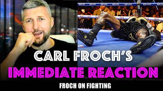 “Deontay Wilder HAS to retire, this is THE END.” Froch’s on Wilder, Dubois and a