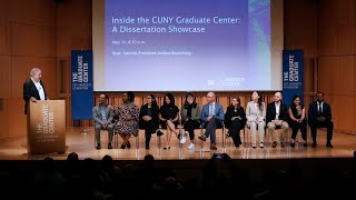 Inside the CUNY Graduate Center: A Dissertation Showcase, 2024