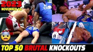 MUAY THAI & MMA, BOXING 50 Knockouts | November 2023 Part.6