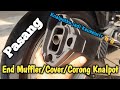 Pasang End muffler/cover knalpot/Corong knalpot Keker Vario 125/150 led new