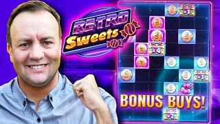 Playing Retro Sweets BONUS BUYS Until We MAX WIN