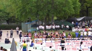 20170506 平成29年度　第1回堺市陸協記録会　2･3年男子　110mH　1組