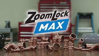 ZoomLock MAX Refrigerant Press Fittings – Connect Refrigerant Piping in Seconds with NO BRAZING!