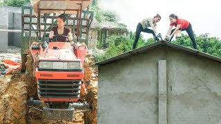 Help My Sister Transport Iron and Corrugated Iron - Roofing the House | My Farm / Đào