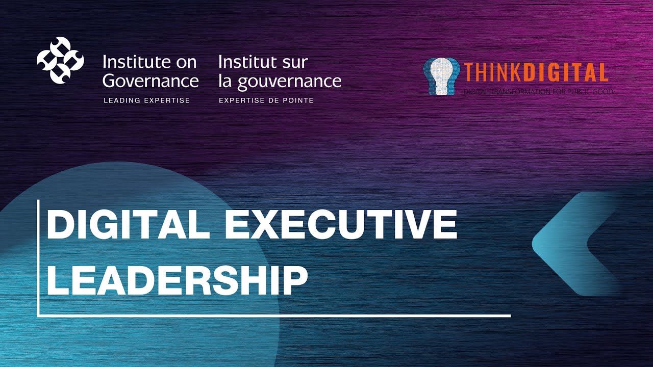 Institute On Governance Digital Executive Leadership Program
