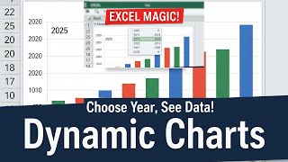 Effortlessly Create Dynamic Charts in Excel: New Feature Alert! #excel #exceltricks