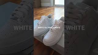 Nike Air Force 1 WHITE VS TRIPLE WHITE